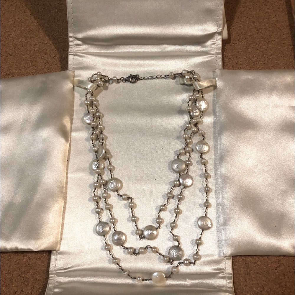 Freshwater Pearl 3-Strand Necklace